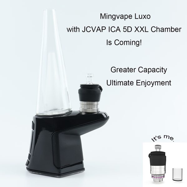 luxo mingvape with jcvap ica 5d v2 xxl chamber