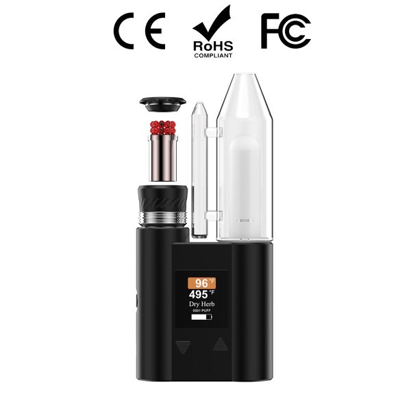 JCVAP Pockety Herbcloud Titan Infusion with CE ROHS FCC