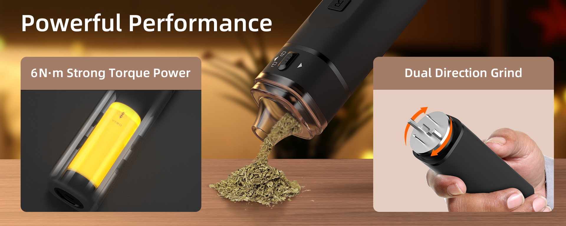 Electric Herb Grinder Banner PC