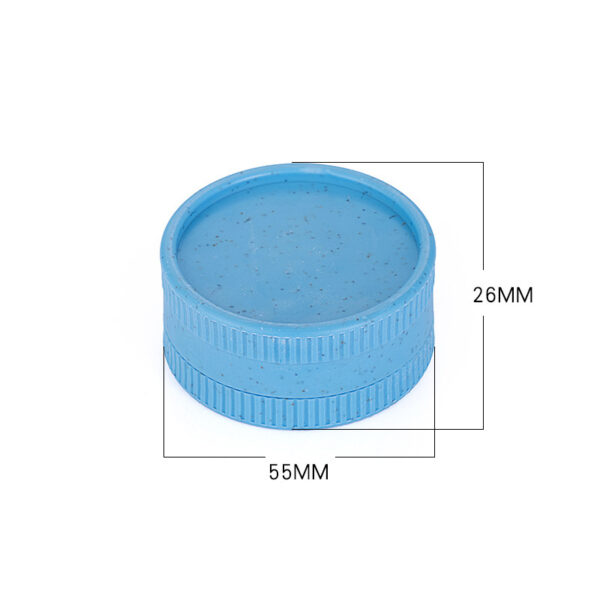Biodegradable Herb Grinder 55mm 2layers 5pcs Per Lot - Image 2